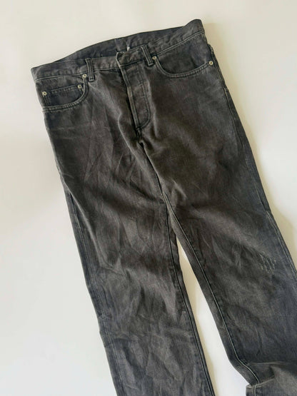 Dior Homme Washed Black Denim Pants