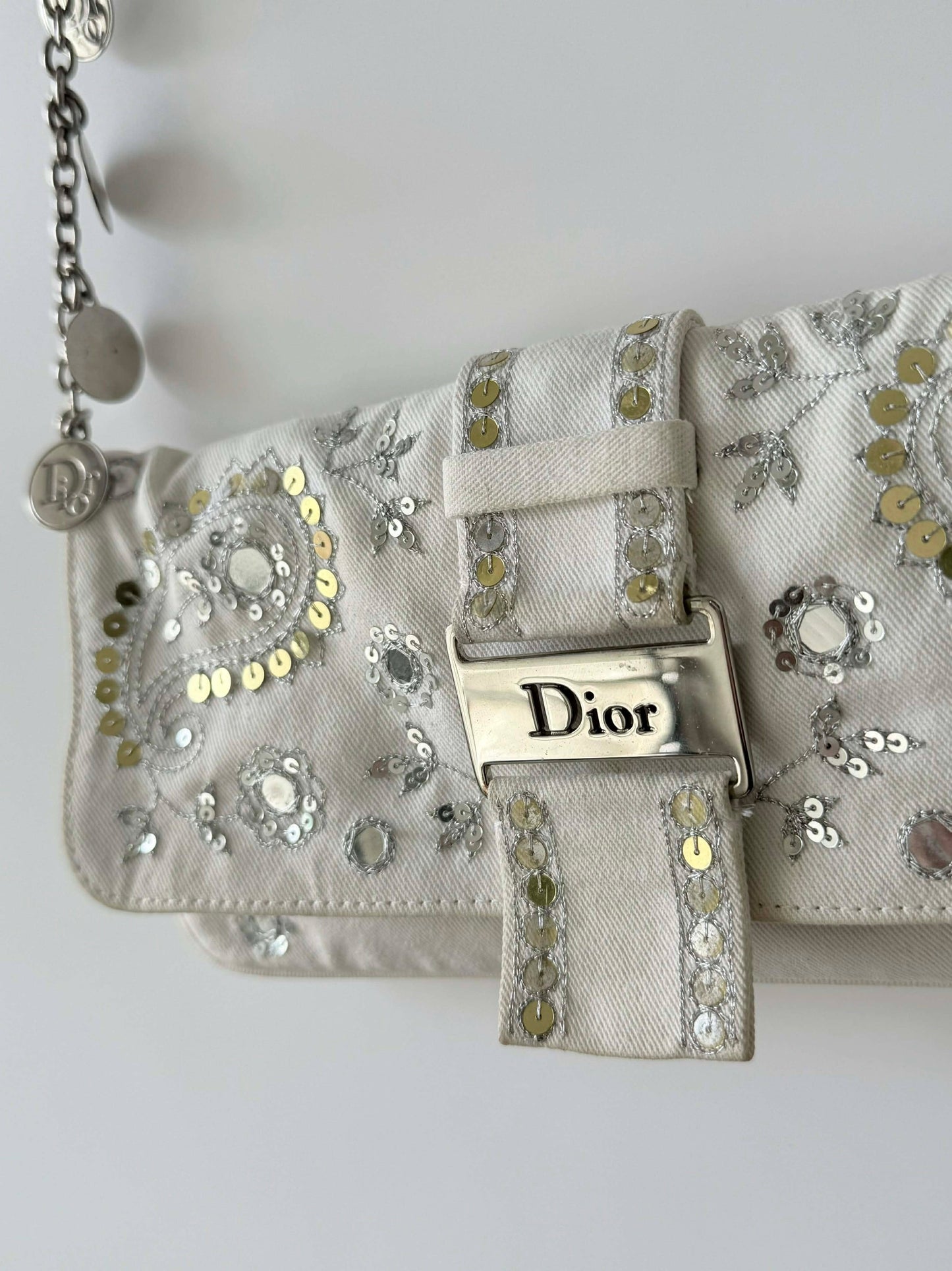Christian Dior Galliano Coin Street Chic Wallet on Chain