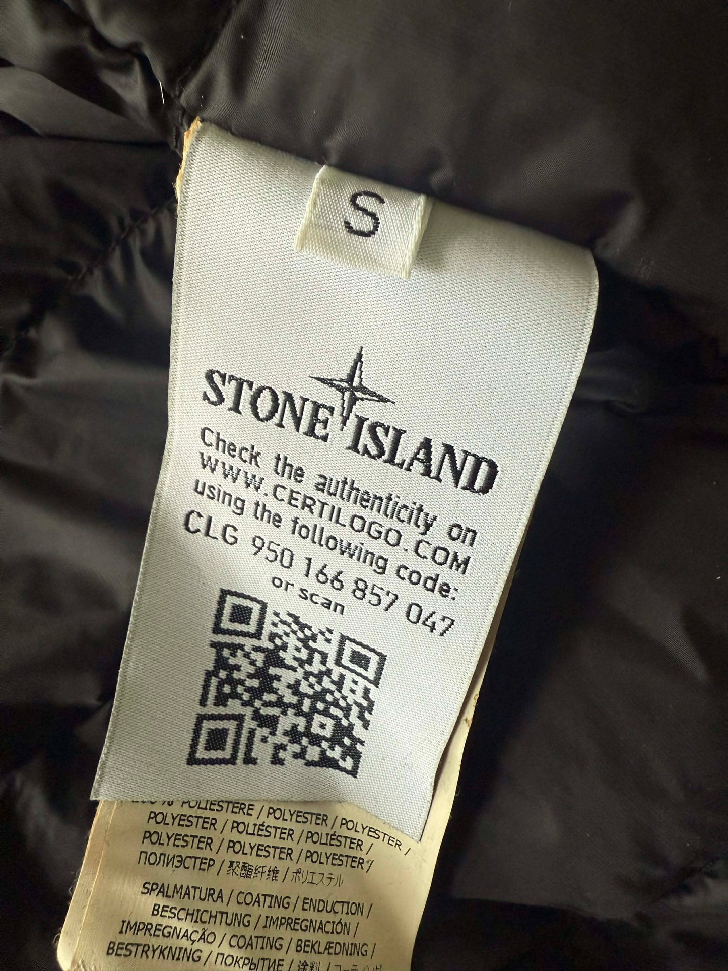 Stone Island Mustard Wool Blend Ice Jacket