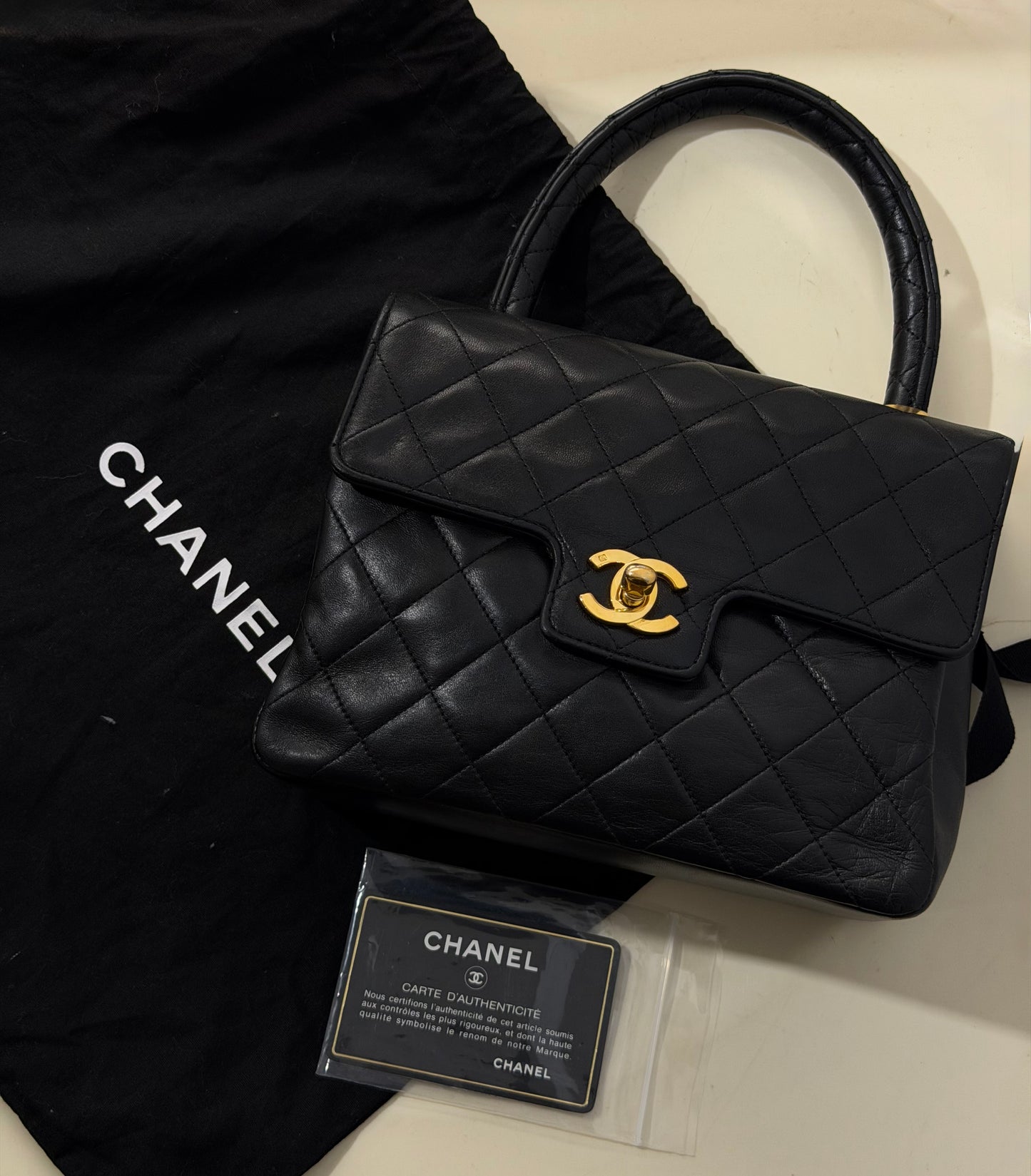 1990’s Chanel Small Kelly Top Handbag