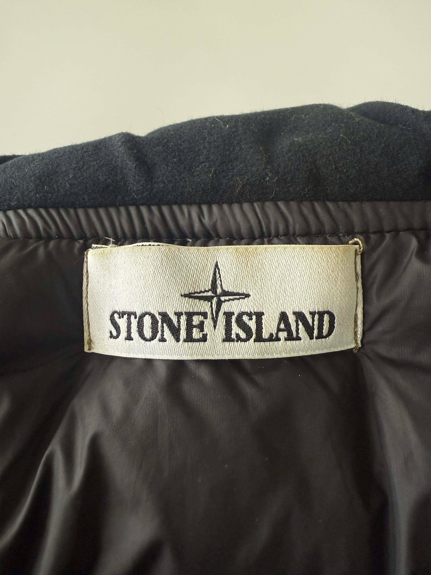 Stone Island Mustard Wool Blend Ice Jacket