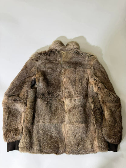 2000’s Prada Reversible Rabbit Fur Leather Jacket