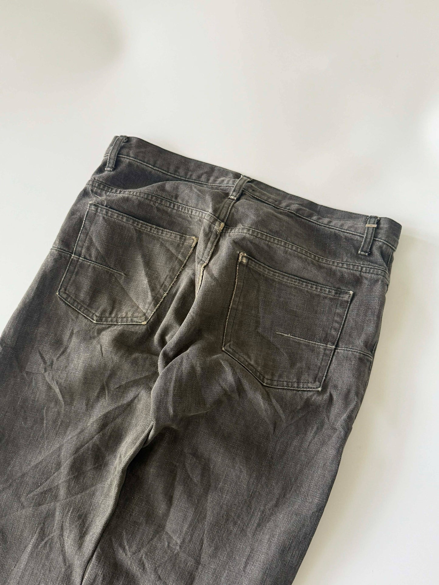 Dior Homme Washed Black Denim Pants