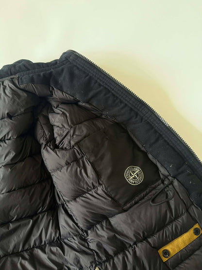 Stone Island Mustard Wool Blend Ice Jacket