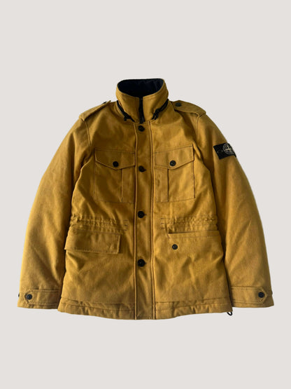 Stone Island Mustard Wool Blend Ice Jacket