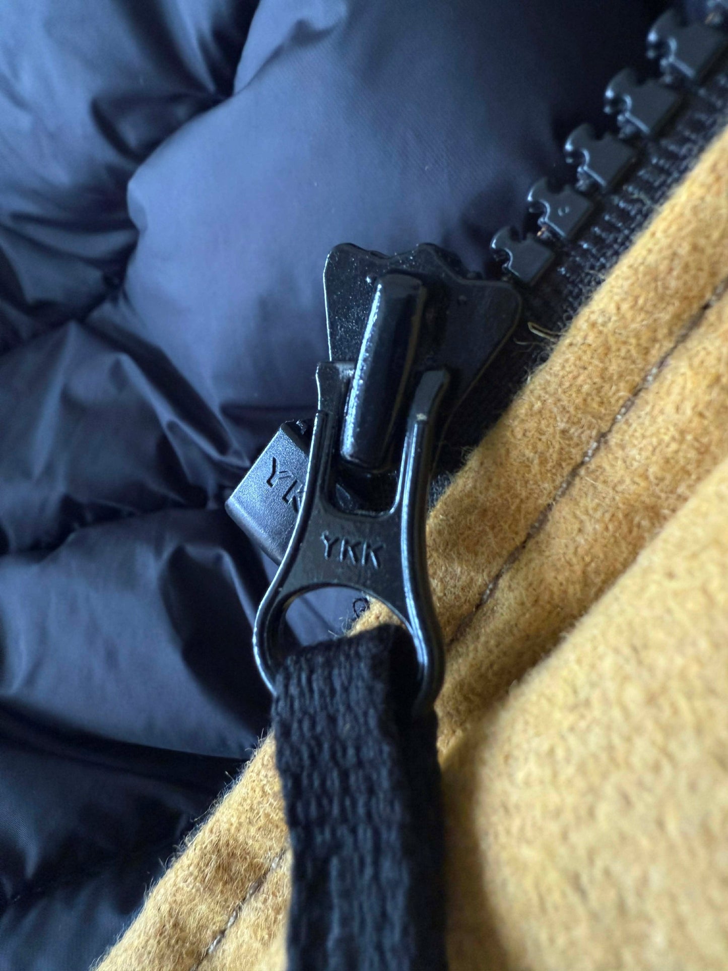 Stone Island Mustard Wool Blend Ice Jacket