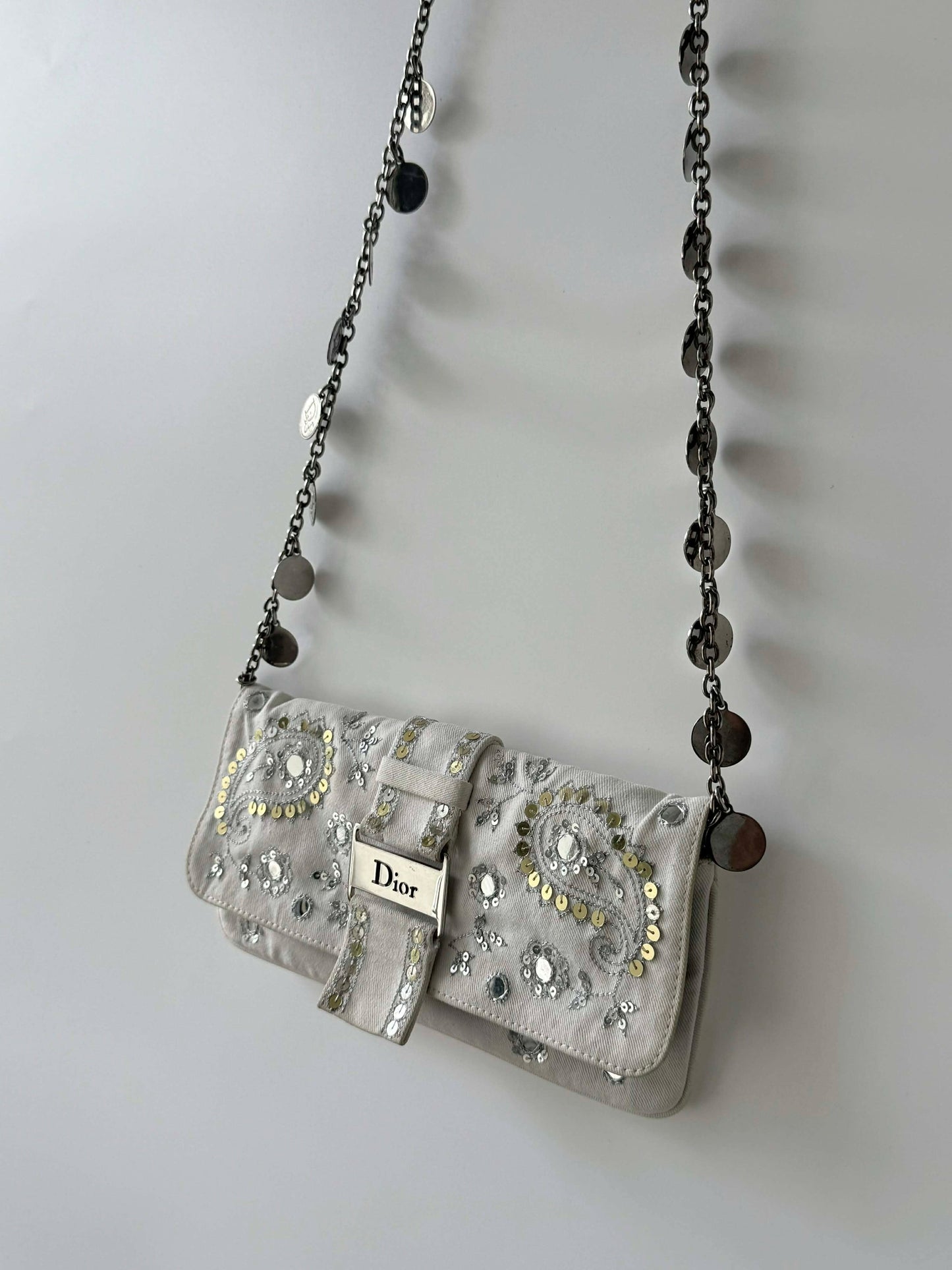 Christian Dior Galliano Coin Street Chic Wallet on Chain
