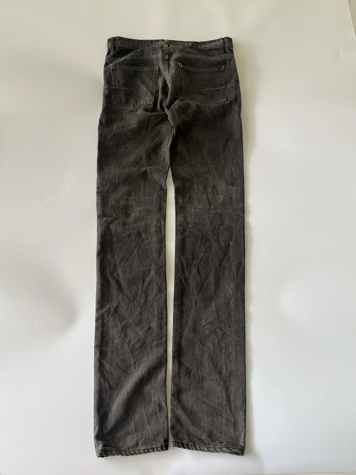 Dior Homme Washed Black Denim Pants