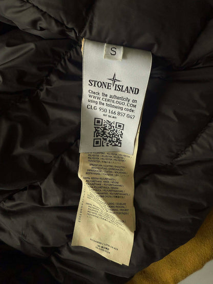 Stone Island Mustard Wool Blend Ice Jacket