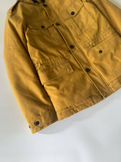 Stone Island Mustard Wool Blend Ice Jacket