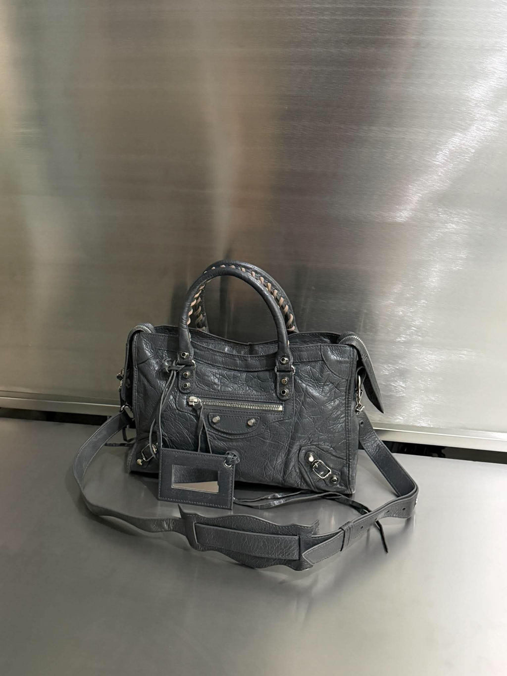 Balenciaga Gray Small Le City