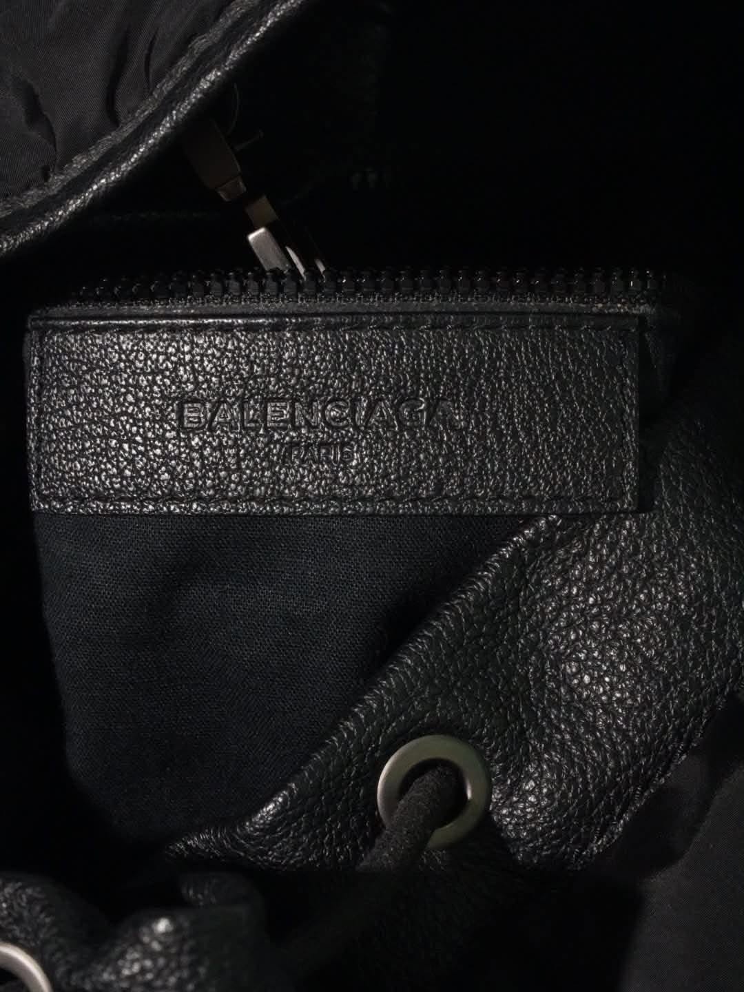 Balenciaga 2010-2015 Padded Traveler Black Backpack