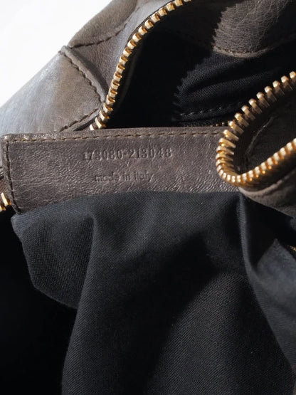 2000’s Balenciaga Mocha Brown Giant 21 Gold Work Bag