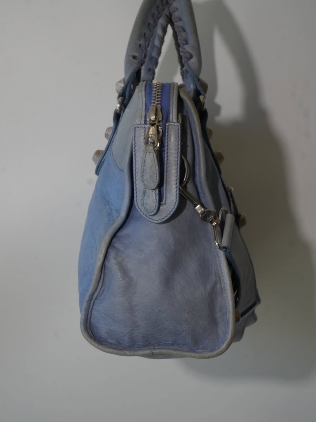 2000’s Balenciaga Sky Blue Giant 21 Silver Part Time City
