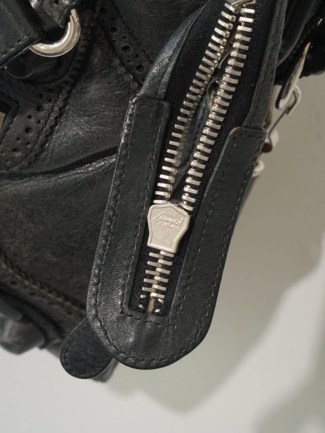 2000’s Balenciaga Anthracite Giant Brogues City Bag