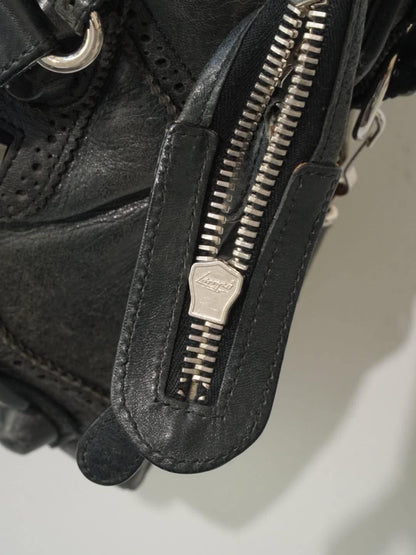 2000’s Balenciaga Anthracite Giant Brogues City Bag