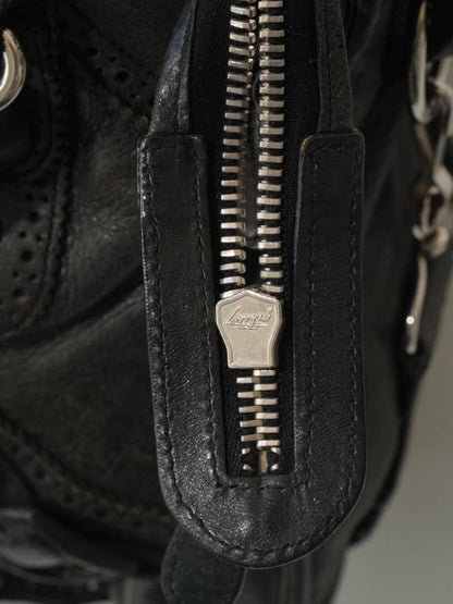 2000’s Balenciaga Anthracite Giant Brogues City Bag