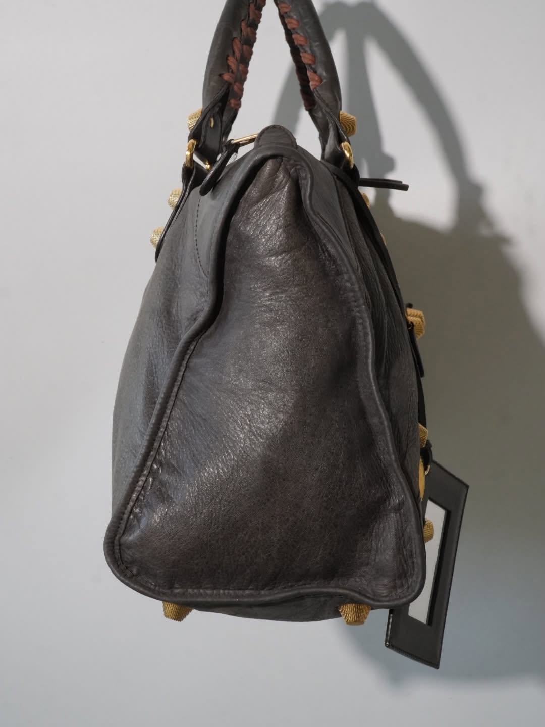 2000’s Balenciaga Mocha Brown Giant 21 Gold Work Bag