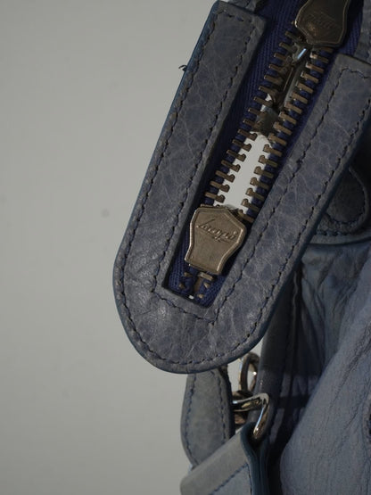 2000’s Balenciaga Sky Blue Giant 21 Silver Part Time City