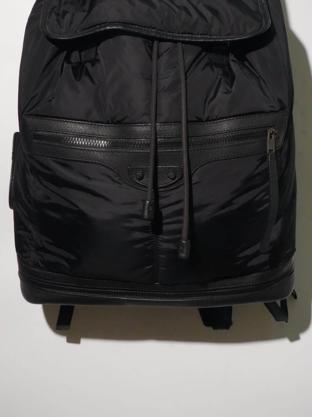 Balenciaga 2010-2015 Padded Traveler Black Backpack