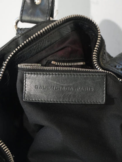 2000’s Balenciaga Anthracite Giant Brogues City Bag