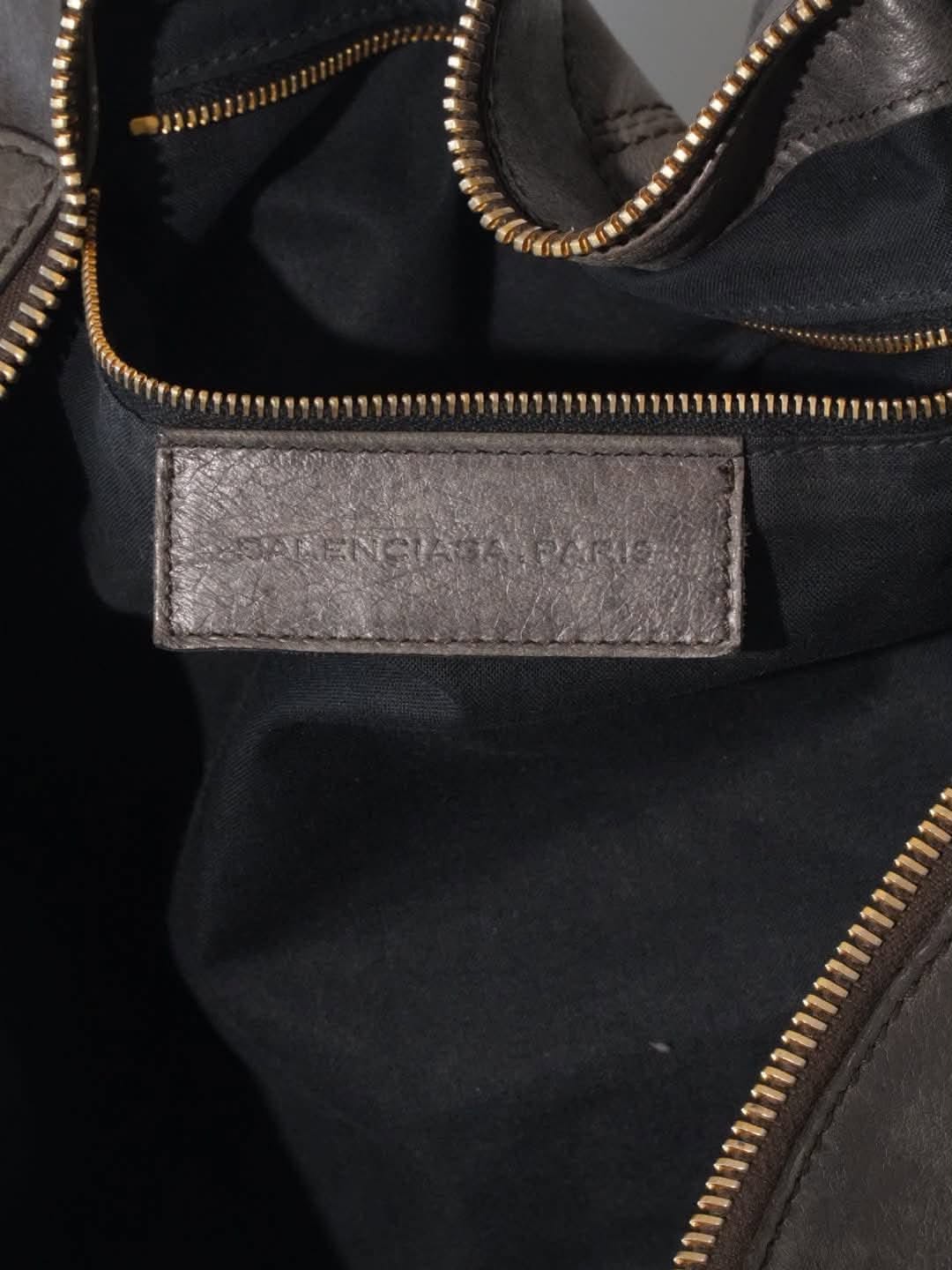 2000’s Balenciaga Mocha Brown Giant 21 Gold Work Bag