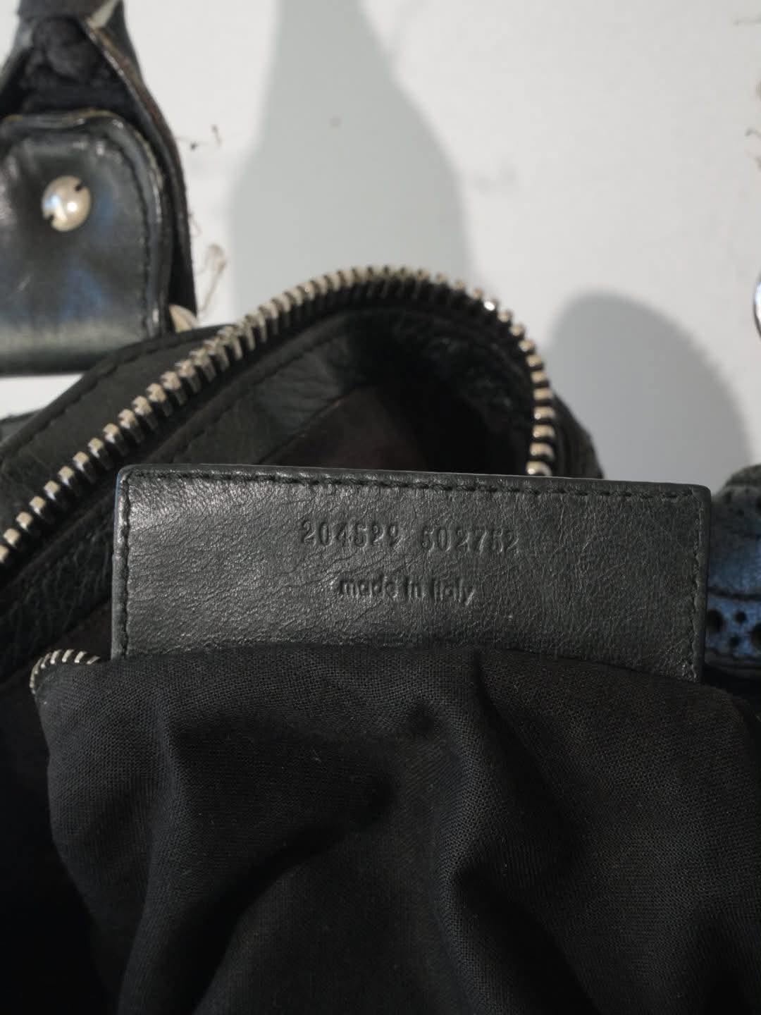 2000’s Balenciaga Anthracite Giant Brogues City Bag