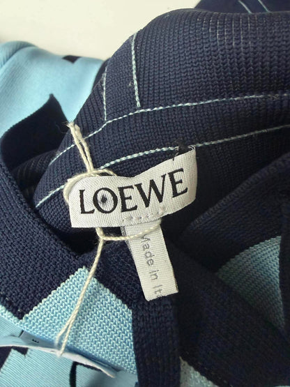 Loewe S/S23 Pixellated Light Blue Hoodie