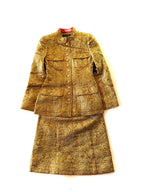 Chanel Boutique F/W1996 Gold Brocade "Mughal" Set