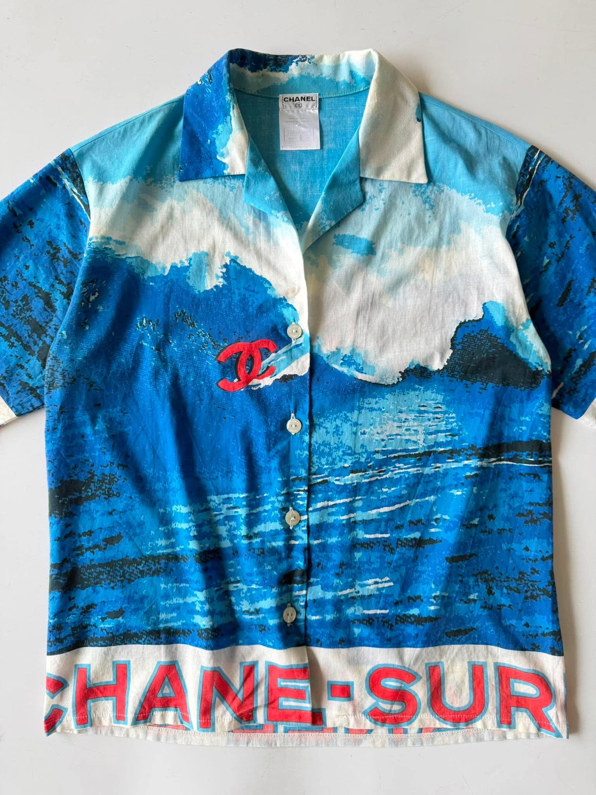Chanel Surf SS 2002 Button-Up Short Sleeve Shirt