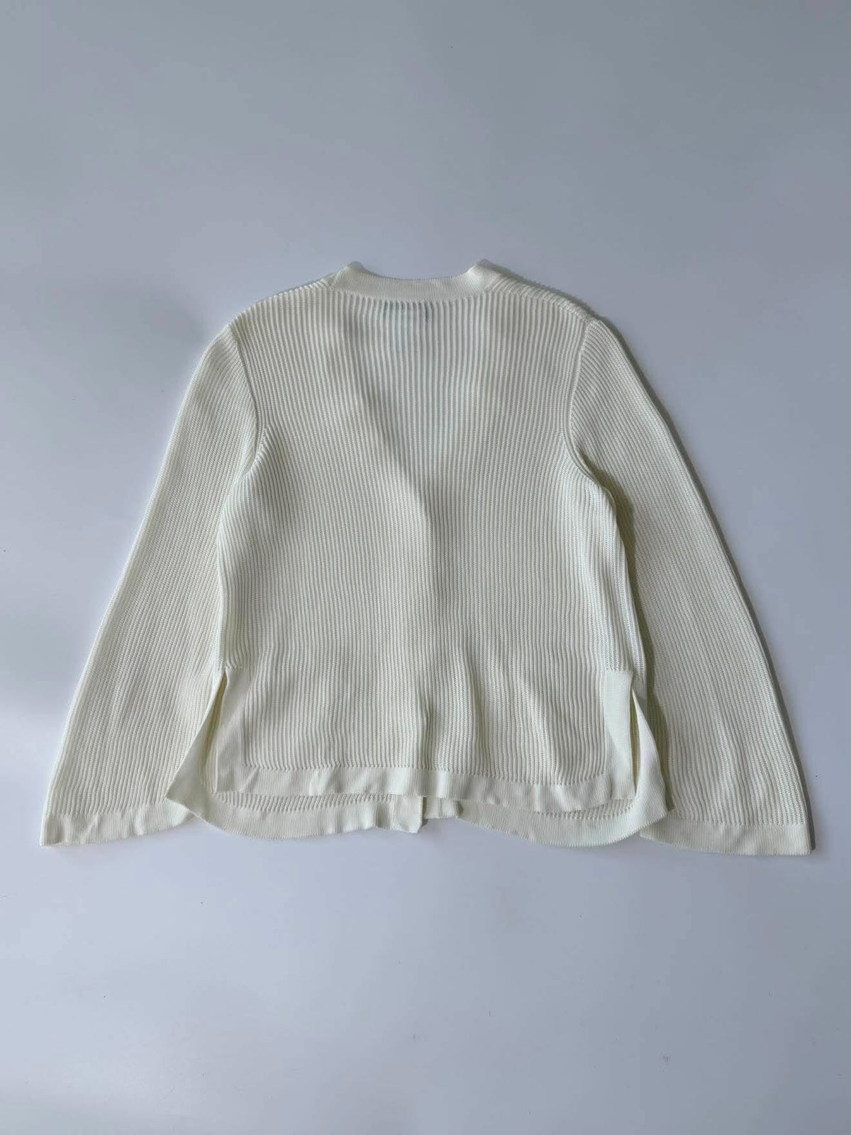 Chanel Silver-Tone Coco Mark Buttons Cardigan