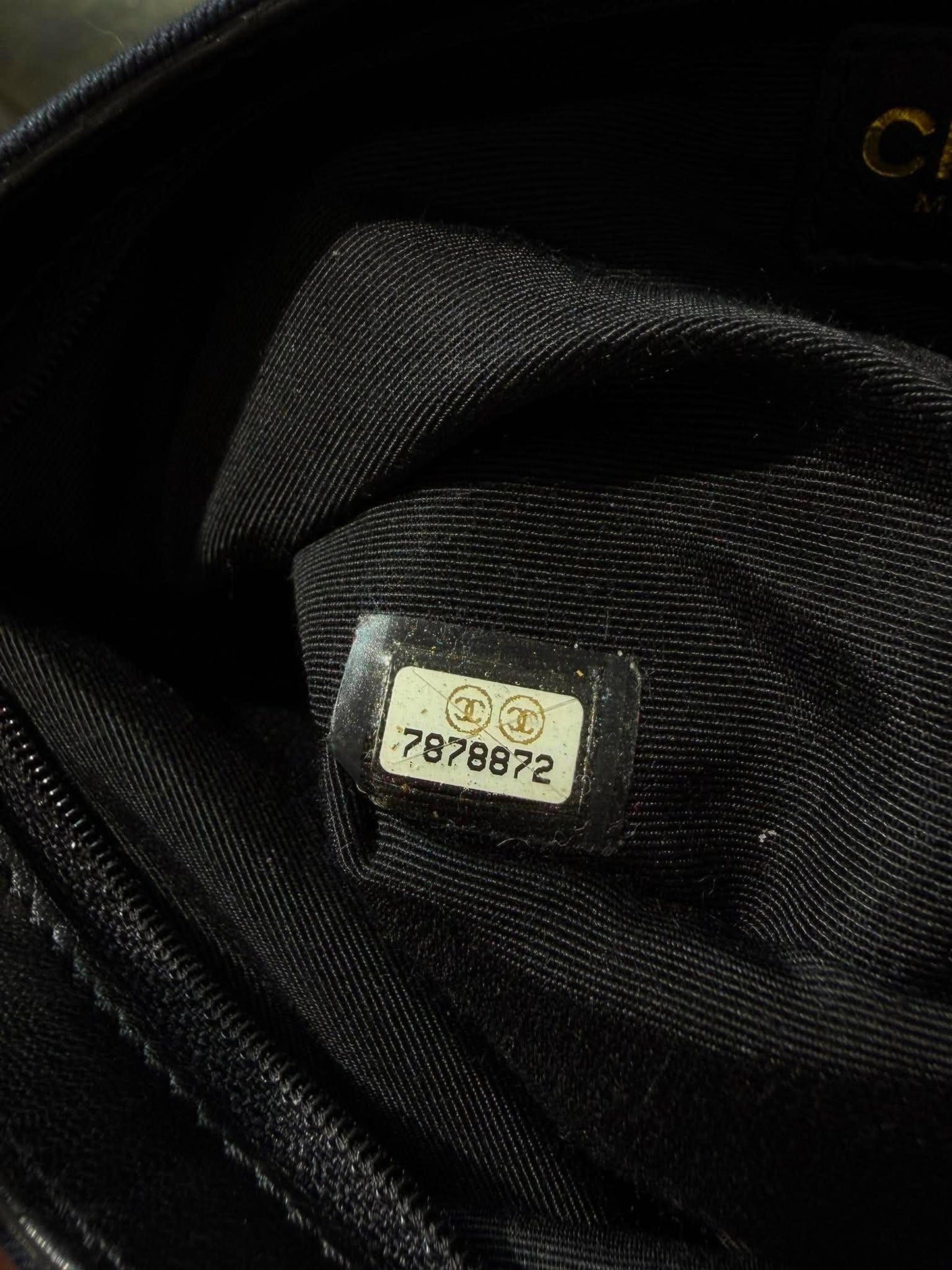 Vintage Chanel Icon Chain Semi-Shoulder Bag