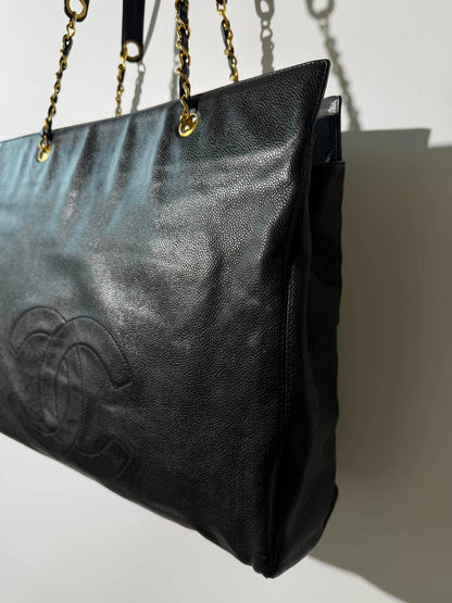 Series 2 Vintage Chanel Large Timeless Shopping Tote Bag