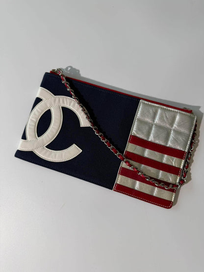 Chanel American Flag Pochette