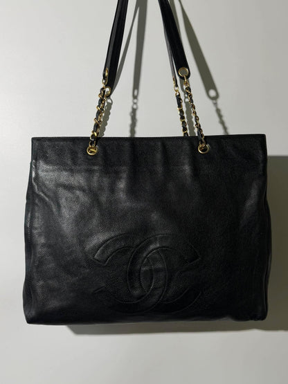 Series 2 Vintage Chanel Large Timeless Shopping Tote Bag