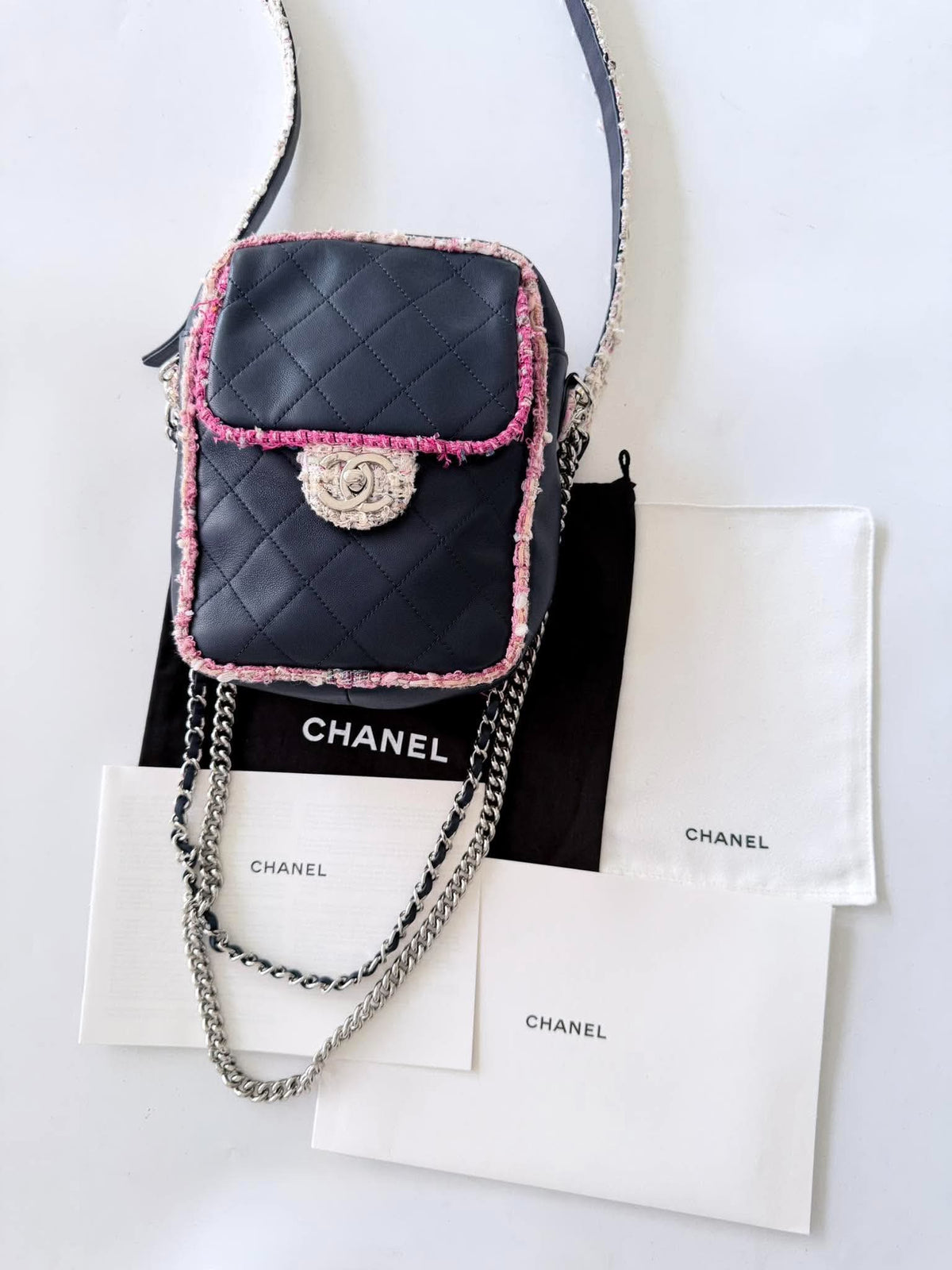 Chanel by Karl Lagerfeld S/S2019 Elegant Tweed Crossbody