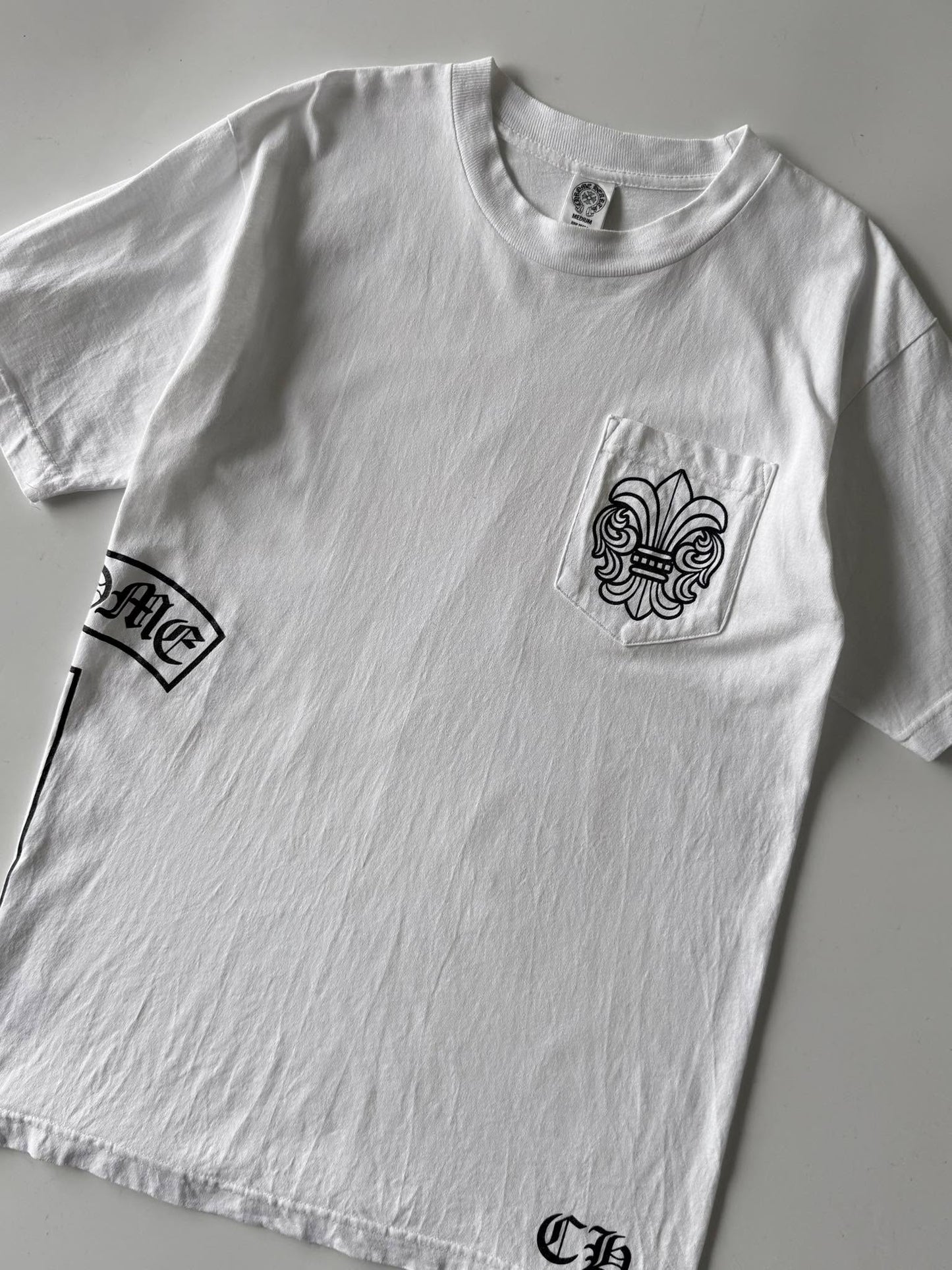 Vintage Chrome Hearts T-Bar Fleur De Lis Pocket Tee