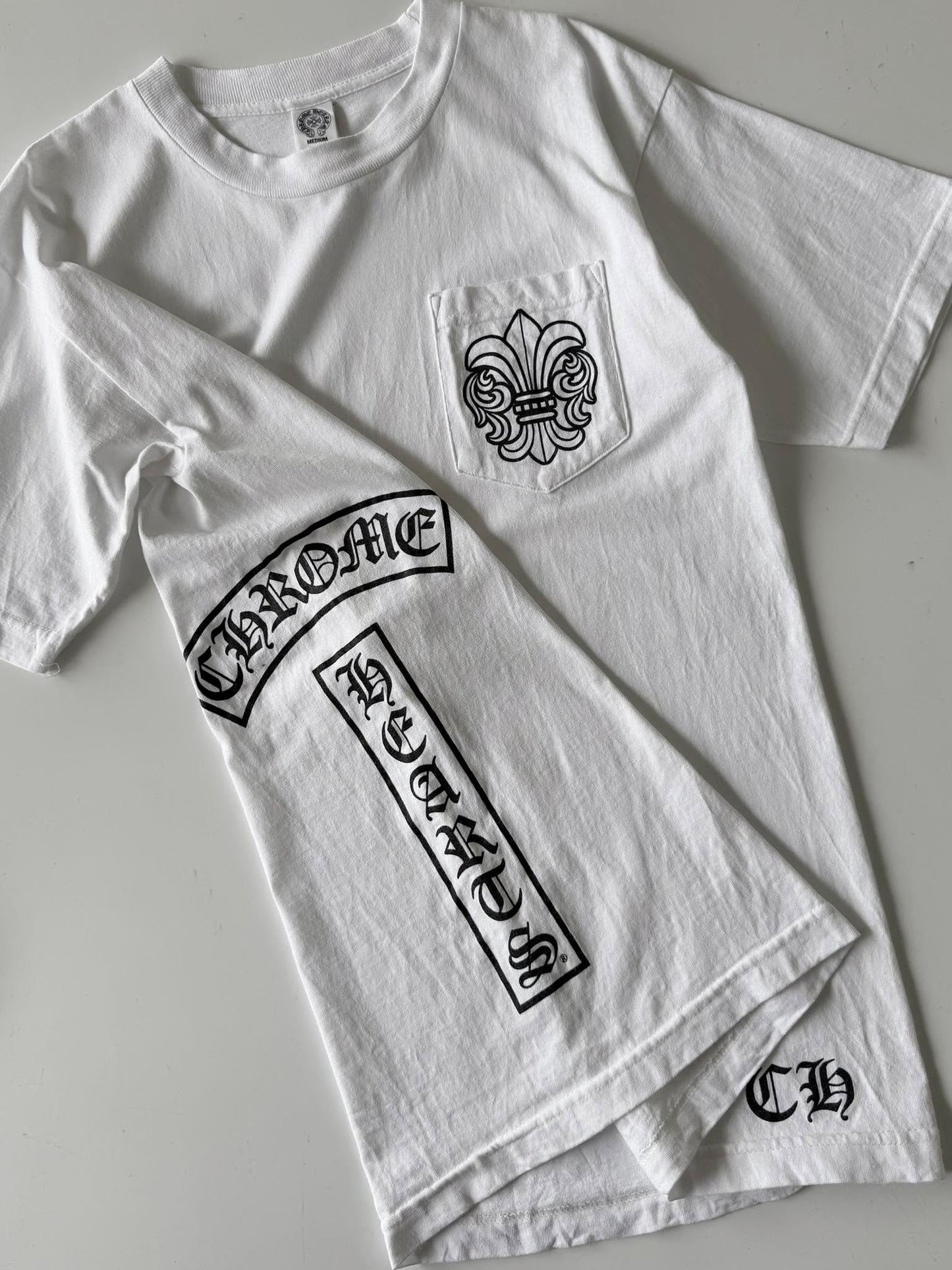 Vintage Chrome Hearts T-Bar Fleur De Lis Pocket Tee