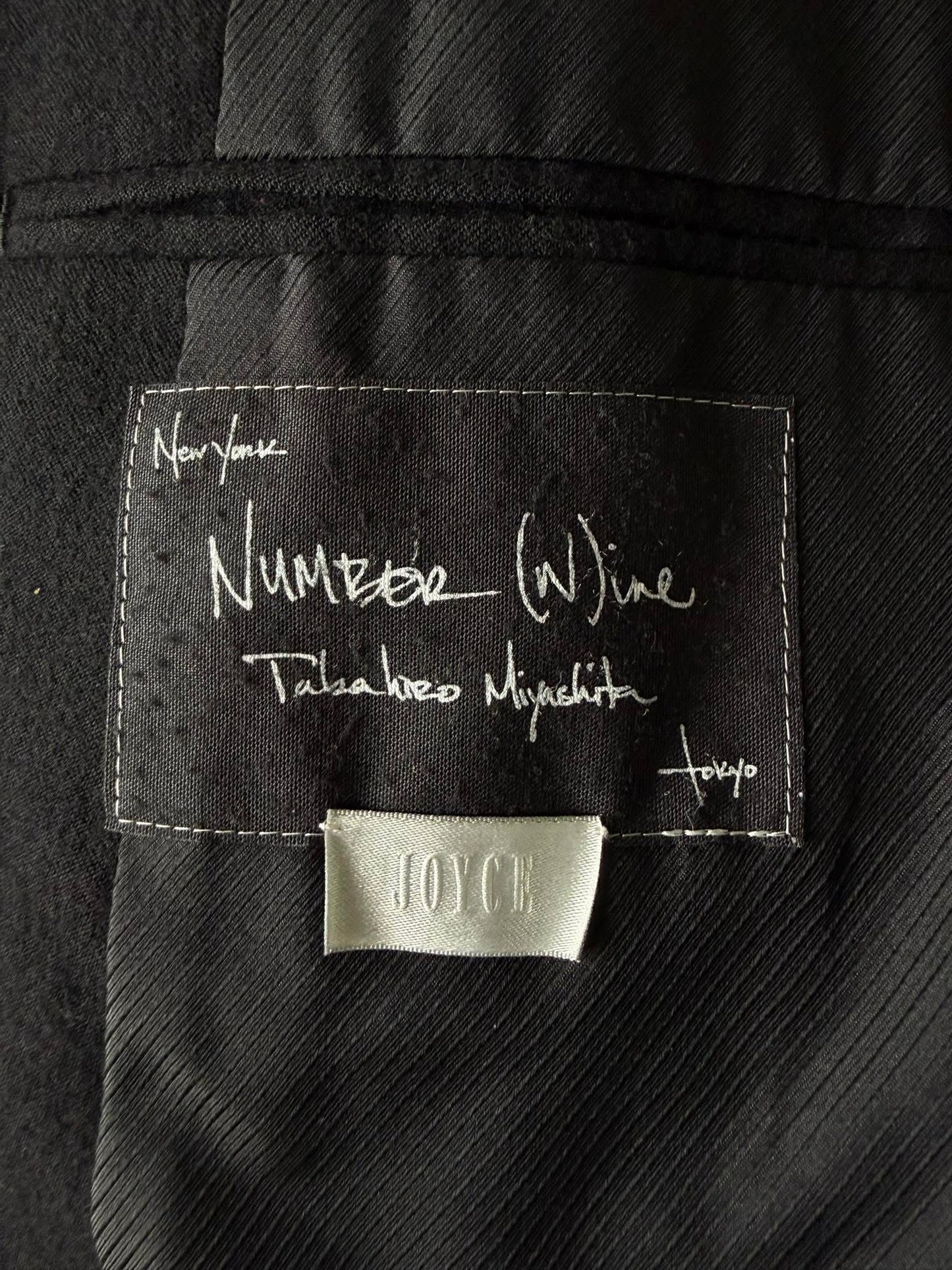 Number (N)ine A/W06 "NOIR" Napoleon Blazer