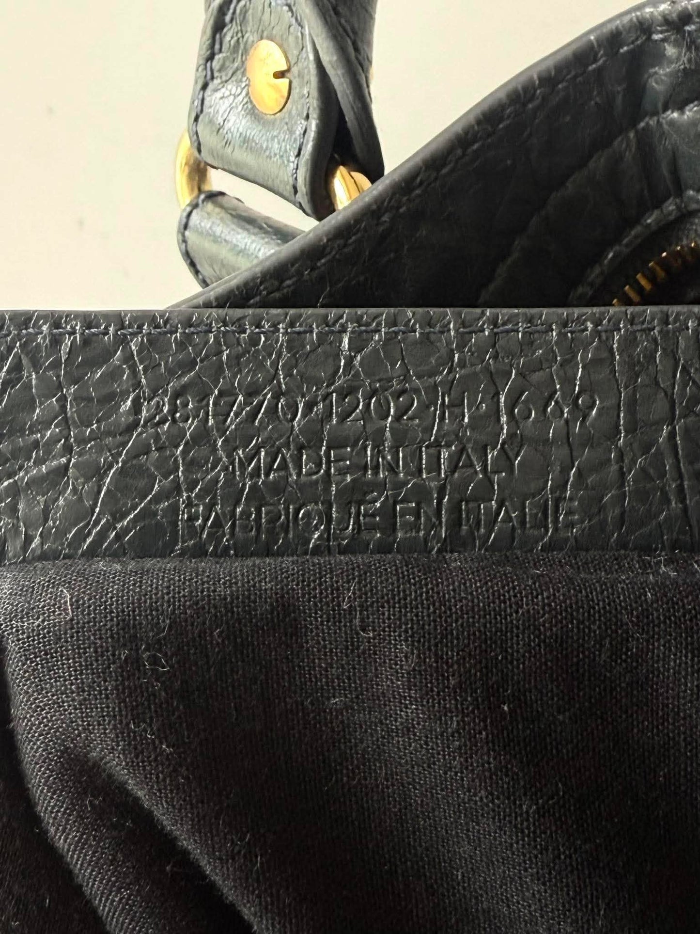 Balenciaga Dark Gray Giant 12 Gold Hardware City Bag