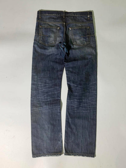 Dior Homme Distressed Blue Denim Jeans