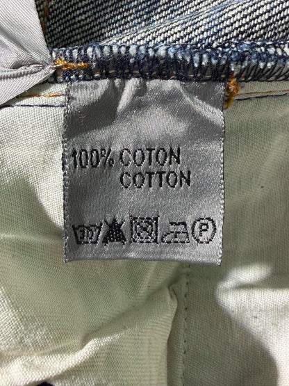 Dior Homme Distressed Blue Denim Jeans