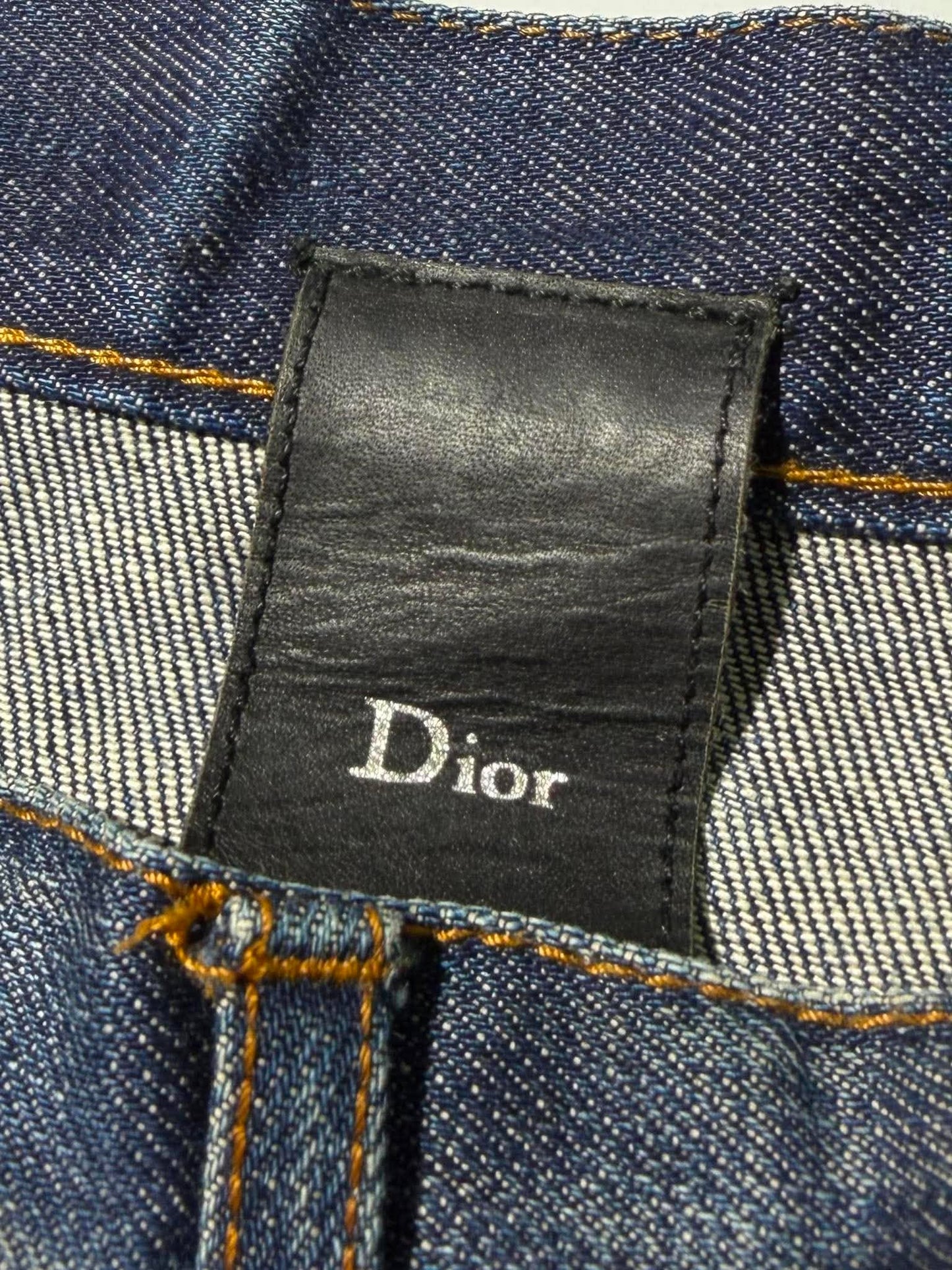 Dior Homme Distressed Blue Denim Jeans
