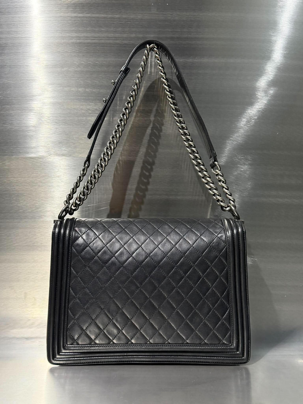 Chanel by Karl Lagerfeld Black Boy Bag