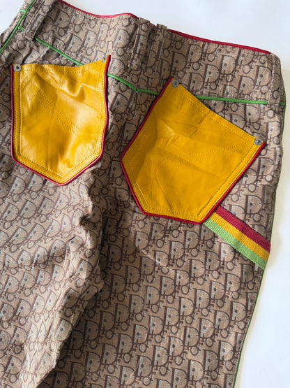 Christian Dior by John Galliano Rasta Pants
