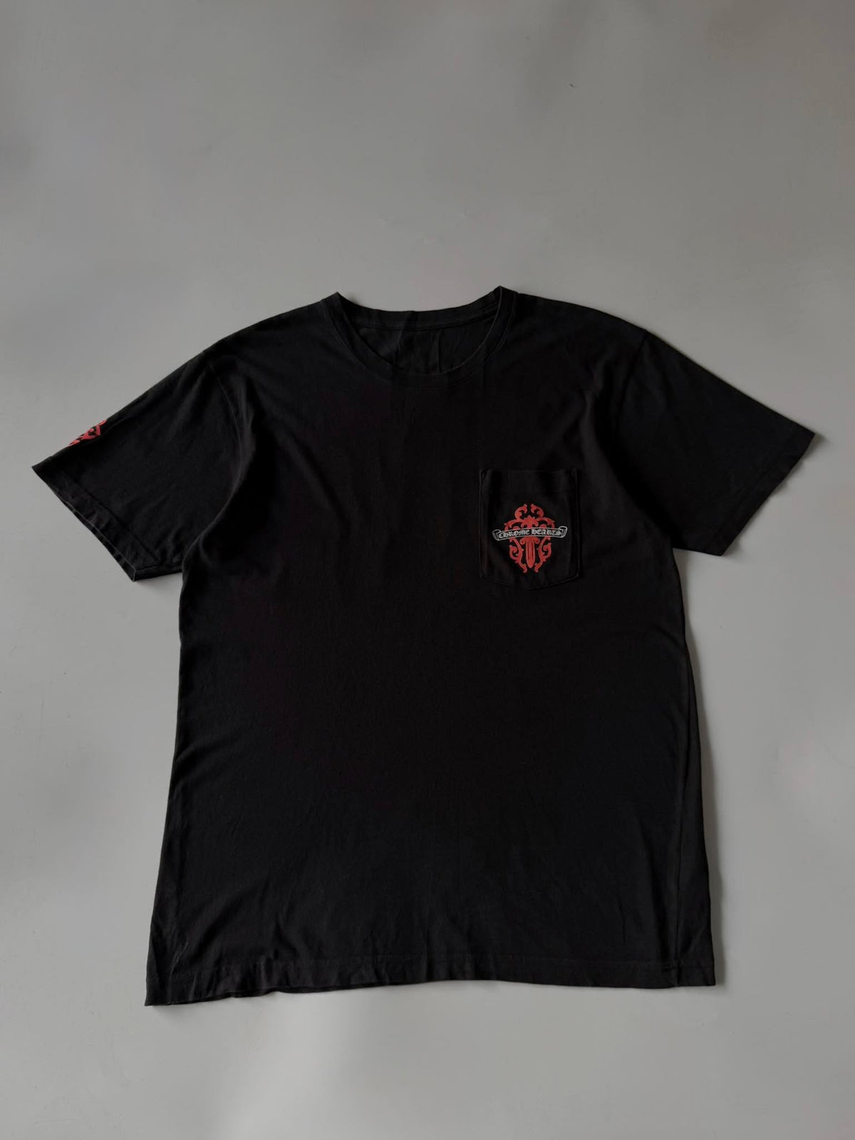 Chrome Hearts Red Vine Dagger Pocket Tee