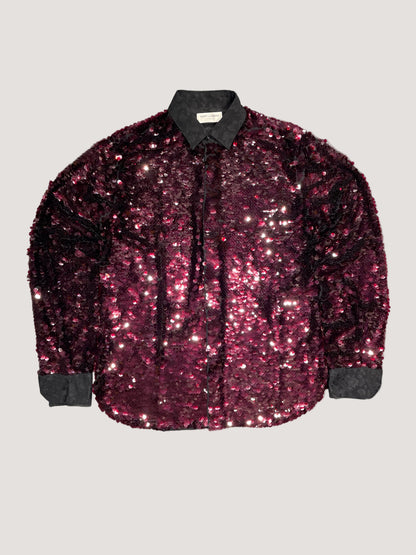 Saint Laurent Spring Summer 2018 Sequined Shirt