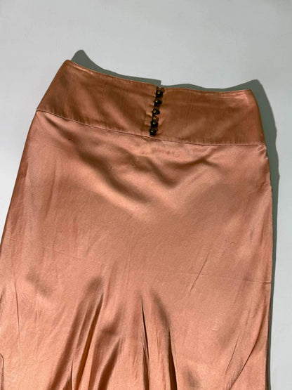 Vintage Christian Dior Boutique Dusty Pink Slip Skirt