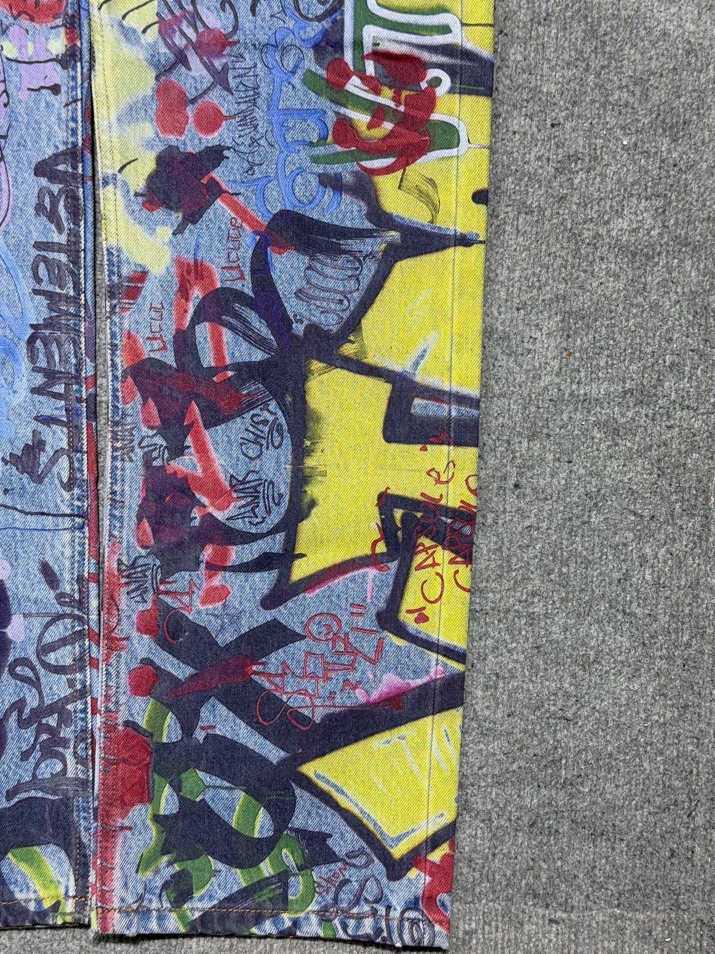 Vetements AW21 - Graffiti Art - Straight Cut Jeans