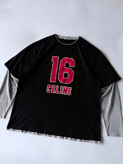 Celine S/S23 16 Layered Varsity Jersey T-Shirt